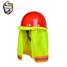 High Visibility Reflective safety hard hat PVA neck sun shade